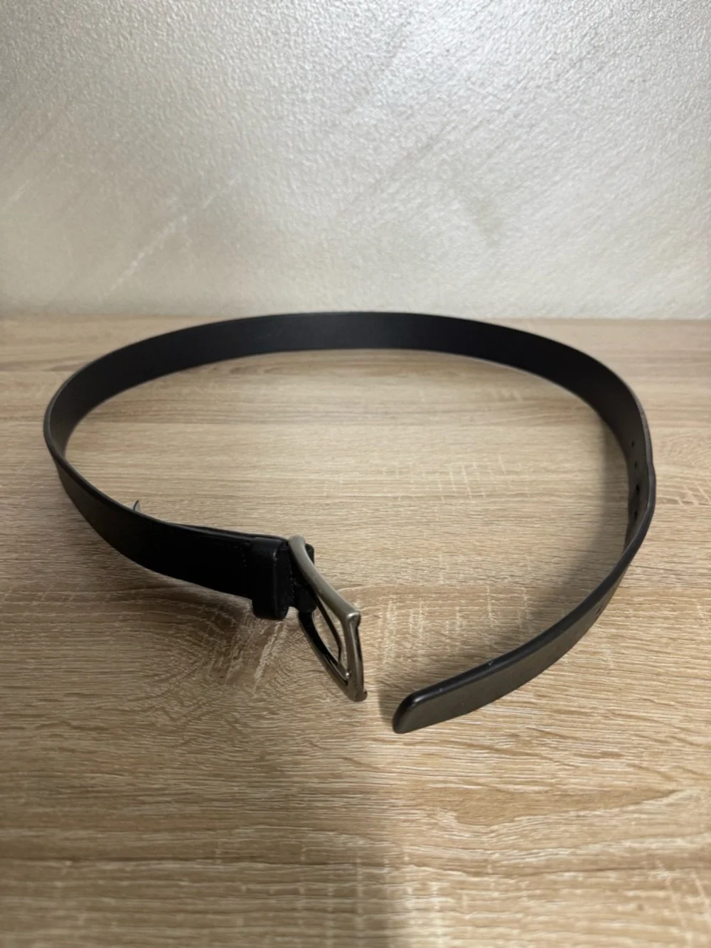 Perry Ellis Portfolio Men's Black Leather Belt Size 36/50/L